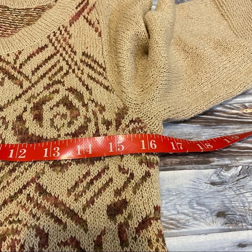 Free People Desert Rose Wool Sweater Tunic Sz XS